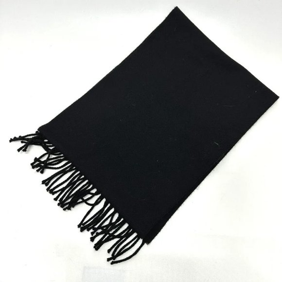 FENDI Leopard motif Scarf wool Black - Picture 2 of 9